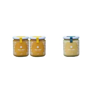 Pack de miel: 2 Ulmo y 1 Bosque Nativo, 550gr