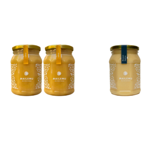 Pack de miel 2 Ulmo, 1 Bosque Nativo, frascos de 1kg.