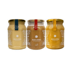 Pack Miel Variedades: 1 Ulmo, 1 Bosque Nativo y 1 Quillay, 1kg