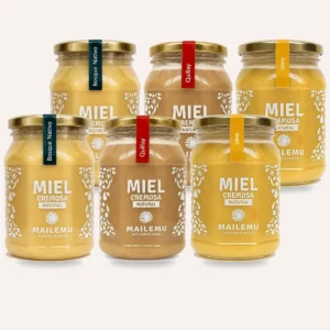 Pack Tipos de Miel: 2 Ulmo, 2 Bosque Nativo y 2 Quillay, 1kg